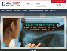 Tablet Screenshot of animalerspecialty.com